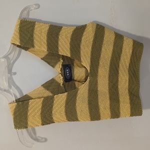 Cider Striped Cropped Top